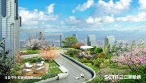▲▼「天空之邑」頂樓空中花園360度景觀、飽覽河光山色。(圖／業者提供)